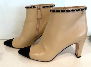 lot 180 image: Chanel Leather Boots