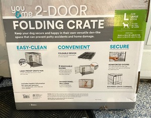 lot 182 image: New You & Me 2 Door Folding Crate