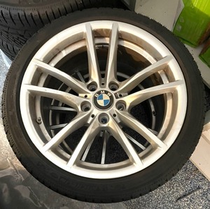 lot 188 image: Set or 4 BMW Mounted Michelin Radial X 23540r18 95V Tires
