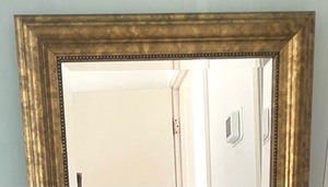 lot 226 image: Golden Framed Wall Mirror