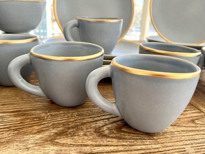 lot 45 image: Crate and Barrel Addison Dishes in Gray
