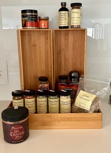 lot 78 image: New Penzeys Spices and Drawer Organizers