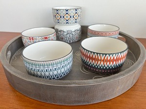 lot 48 image: Pier 1 Tray and Six Decorative Dishes