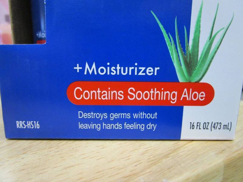 lot 620 image: LOT OF 10 - SupplyAID 80% Alcohol Hand Sanitizer Gel wSoothing Aloe FDA # 74035-1051-5, 16 Fl Oz
