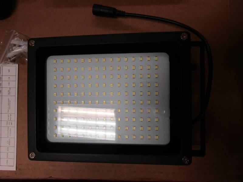 lot 819 image: LED Solar Powered 150 Light Outdoor Security Light