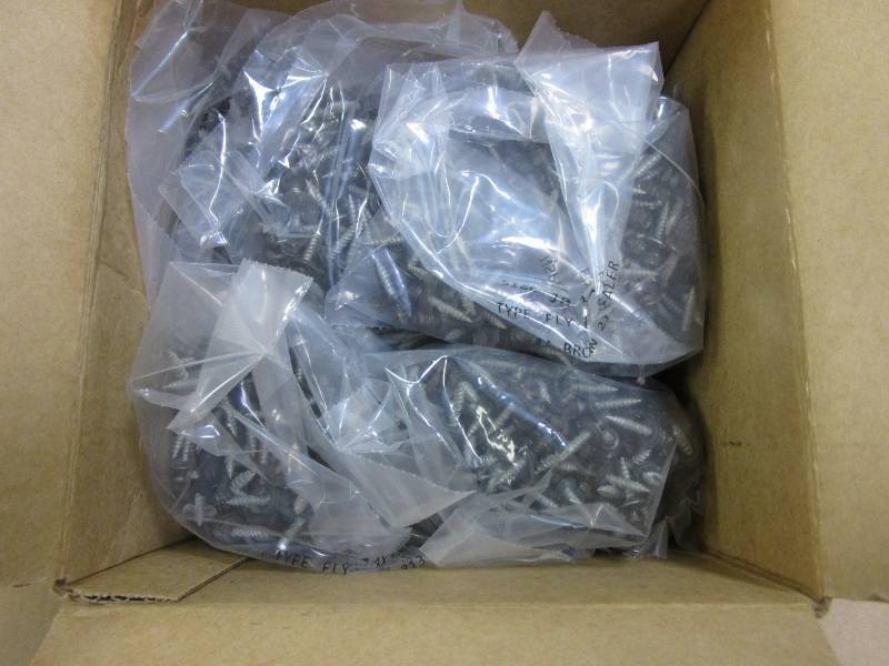 lot 719 image: HWH Ply-Lox Sealer Hex Head Screw 10-14 x 1 in Brown (QUANTITY 3000)