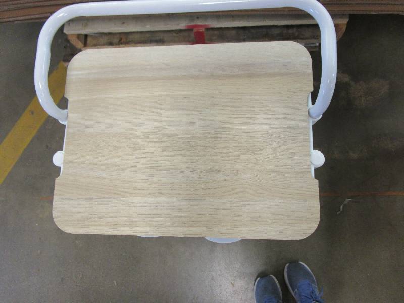 lot 854 image: 3 Shelf Caddy with Top Cover (COVER HAS SMALL CHIPS)