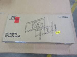 lot 403 image: Mounting Dream UL Listed TV Wall Mount Bracket for Most 42-90 Inch TVs, Full Motion TV Mount with Articulating Arms, Max VESA 600x400mm and 132 lbs, Fits 16, 18, 24 Studs, MD2298