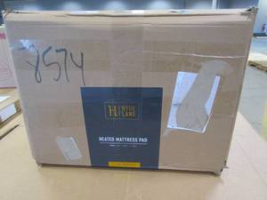 lot 404 image: Hyde Lane Heated Mattress Pad - King Size - 78 in x 80 in x 15 in (OPEN BOX)