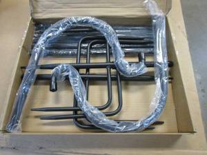 lot 434 image: Artigarden 76 inch Outdoor Shepherd Hook with 5 Prong Base (2 Packs)