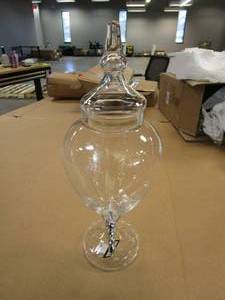 lot 442 image: Fifth Avenue Crystal 210965-RB Beverage Cold Drink Dispenser w 1-Gallon Capacity Glass Jug