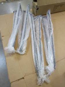 lot 478 image: 30 in Metal Industrial Hairpin Legs (Set of 4),38 Black Two-Rod Mid Century Modern Style Heavy Duty Solid Iron