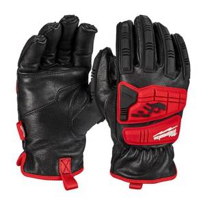 lot 33 image: MILWAUKEE X-Large Level 5 Cut Resistant Goatskin Leather Impact Gloves