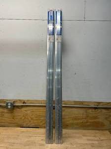lot 65 image: FROST KING Lot of 2- 3-34 in. x 72 in. Wide Aluminum Silver Thresholds