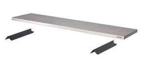 lot 18 image: HUSKY 72 in. Stainless Steel Work Surface for Regular Duty Welded Steel Garage Storage System