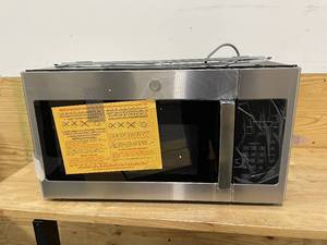 lot 67 image: GE JVM3160RF8SS 1.6 cu. ft. Over the Range Microwave in Stainless Steel