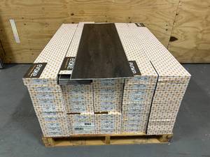 lot 1 image: EVOKE Pallet of 50 Boxes- Lana Vinyl Composite Plank Flooring (1,179 sq ft)