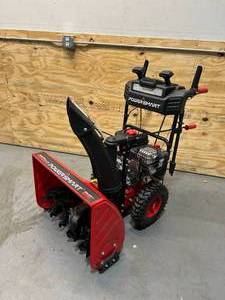 lot 40 image: POWERSMART 26 in. Two-Stage Electric Start Gas Snow Blower with Briggs Stratton Engine