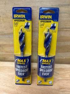 lot 45 image: IRWIN Lot of 2- SPEEDBOR MAX Bits