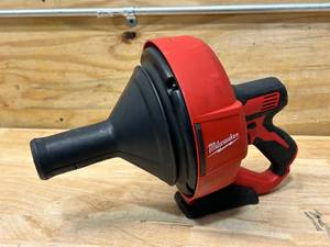 lot 60 image: MILWAUKEE M12 12-Volt Lithium-Ion Cordless Drain Snake Auger With 516 in. x 25 ft. Cable (Tool Only)