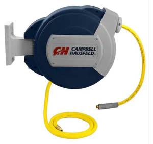 lot 5 image: CAMPBELL HAUSFELD 38 in. x 50 ft. Hybrid Retractable Air Hose Reel