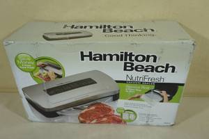 lot 12 image: Hamilton Beach NutriFresh Vacuum Sealer
