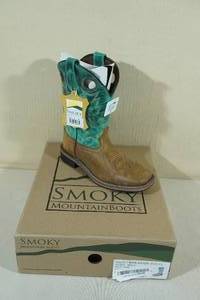 lot 98 image: Smoky Mountain Boots -Kids Size 2, BlueBrown