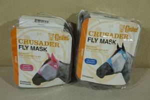 lot 106 image: 2 Cashel Crusader Fly Masks -Horse, Standard