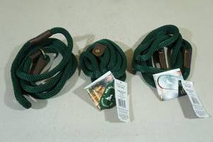 lot 122 image: 3 Mendota Pets 12x6 Slip Leads