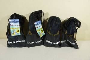 lot 154 image: 4 Pairs US Divers Sealion Youth Swim Fins