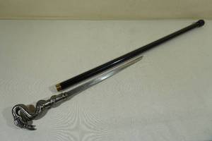 lot 174 image: Snake Head Sword Cane