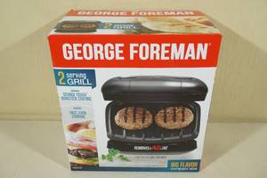 lot 184 image: George Foreman 2 Serving Grill