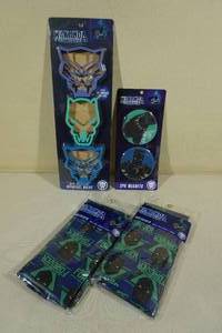 lot 197 image: Wakanda Forever Magnets, Breakfast Molds, and Table Cloths