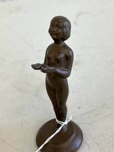lot 90 image: Spelter Nymph-O-Luck Figural
