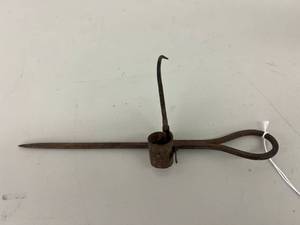 lot 146 image: Log Cabin Candle Holder