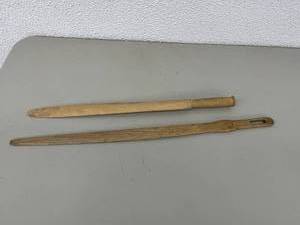 lot 151 image: Pair of Lefse Turning Sticks