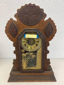 lot 21 image: E. Ingraham Onyx Clock