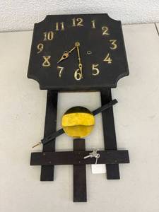 lot 22 image: National Clock & Mfg Co Mission Clock