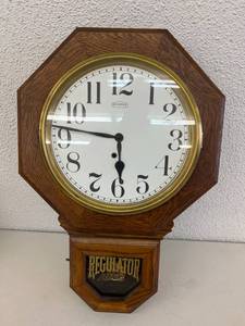 lot 23 image: E Ingraham Regulator Clock