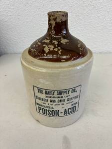lot 25 image: The Dairy Supply Co Stoneware Jug
