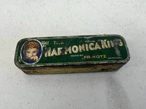 lot 26 image: The Harmonica King Case & Harmonica - Germany
