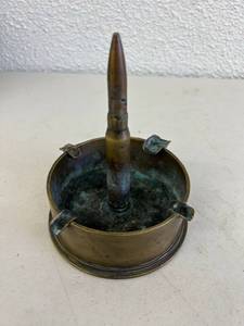 lot 35 image: Trench Art Ashtray 90 MM 1943