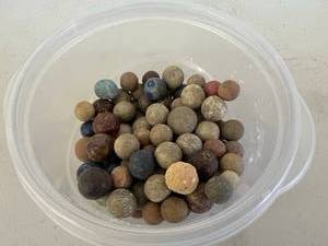 lot 52 image: Clay Marbles