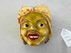 lot 62 image: Plaster Mammy String Holder
