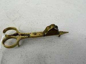 lot 64 image: Brass Candle Wick Trimmer