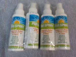 4 - 4 oz Pain Spray in date...