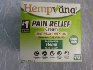 4 oz Hempvana Pain ReliefCream...