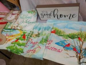 New Double Sided Wood Sign, Holiday...