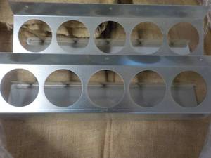 2 Metal 5 Can Display Wall Shelves...