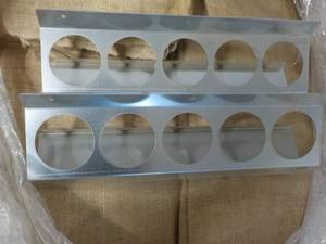 2 Metal 5 Can Display Wall Shelves...